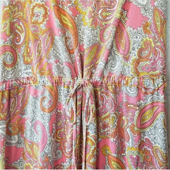 H&M Sleeveless Paisley Popover Classic Dress - Picture 2 of 7